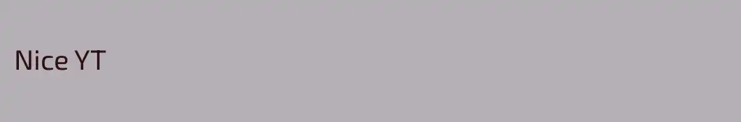 Nice YT
